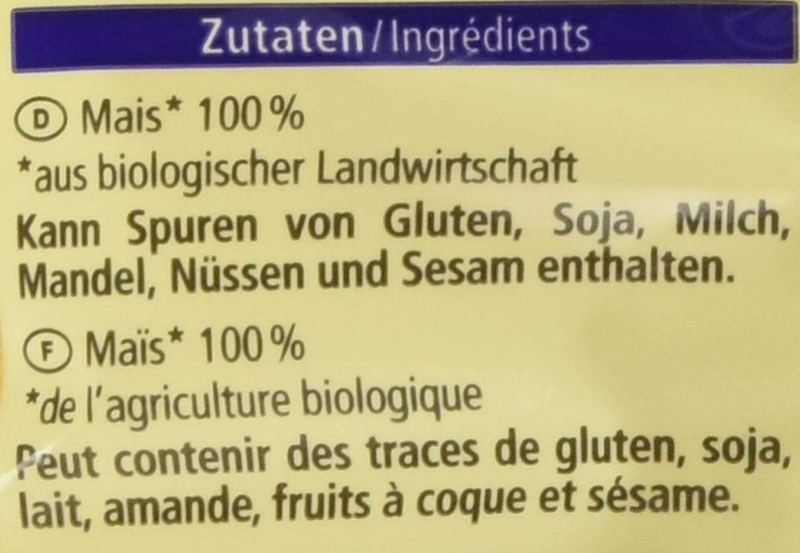 Bio Cornflakes Ungesüßt, 300G Cereal Naty Shop