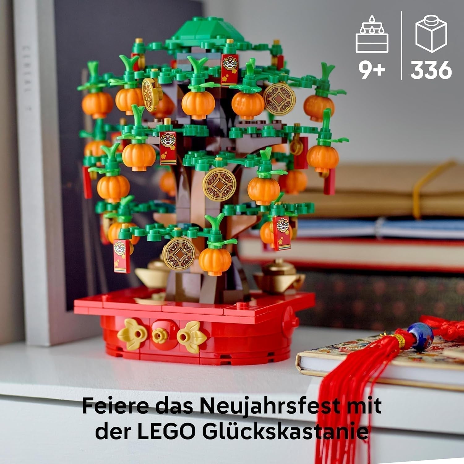 LEGO Hunchback Chestnut, Byggesæt til 9 år, Månenytårsgave til drenge og piger, Rollespilssæt, Festpynt, Hjemdekorationer, Bordpynt 40648 Byggesæt Besuche den LEGO-Store