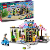 LEGO Friends Heartlake City Café, legetøj til børn, legetøjsbageri, gaveidé til piger og drenge fra 6 år og opefter, sæt med 3 legefigurer og hundefigur 42618 Byggesæt Besuche den LEGO-Store Standardtitel