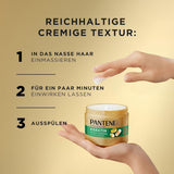 Pantene Pro-V Smooth & Silky Keratin Protect Hair Mask 500ml til krøllet og tørt hår, Op til 72 timers glat og skinnende hår i en enkelt påføring, Med Pro-V formel og Active Nutri-Plex hårmaske Naty Shop