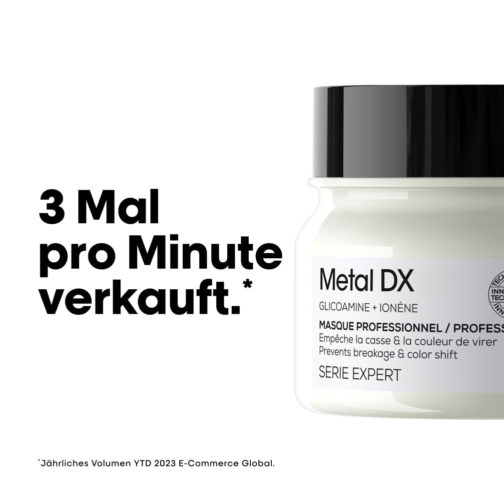L'Oréal Professionnel Til farvet hår, Strålende farver og glans, Ekspertsortiment, Metal DX Hair Mask Naty Shop