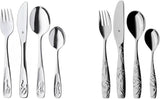 WMF Animals bestiksæt i rustfrit stål til børn, 4 dele, poleret Cromargan Kitchen Naty Shop