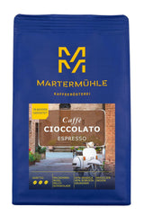 Espressobønner Martermühle Cioccolato 500g Stærk | Arabica/Robusta | Smag: Macadamianødder, mælkechokolade | Let ristede hele espressobønner, lav syre