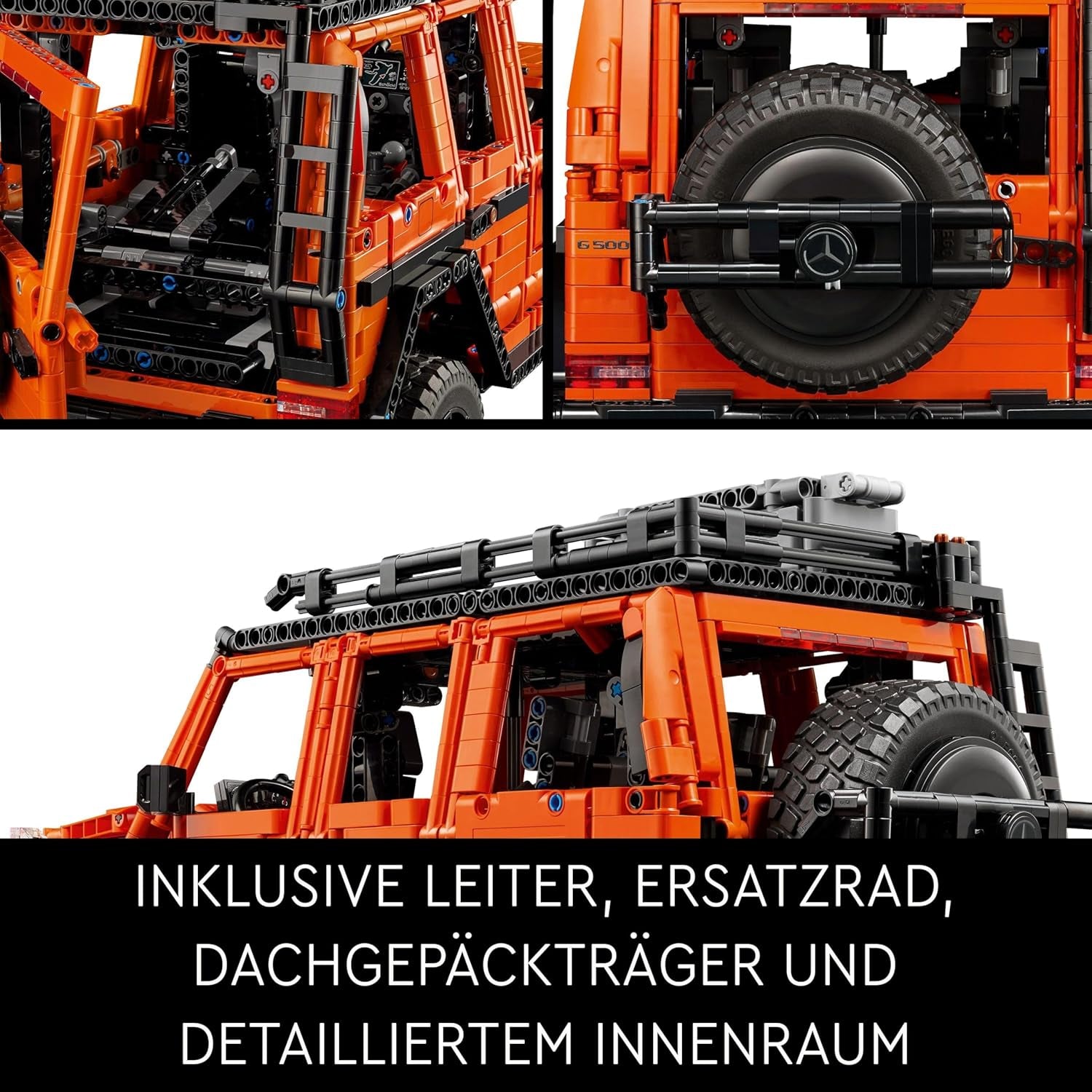 LEGO Technic Mercedes-Benz G 500 Professional Line, G-klasse bilmodelbyggesæt, Voksengave, Luksus terrængående køretøjssæt, Mercedes samleobjekt, Legetøjsbil 42177 Byggesæt Besuche den LEGO-Store