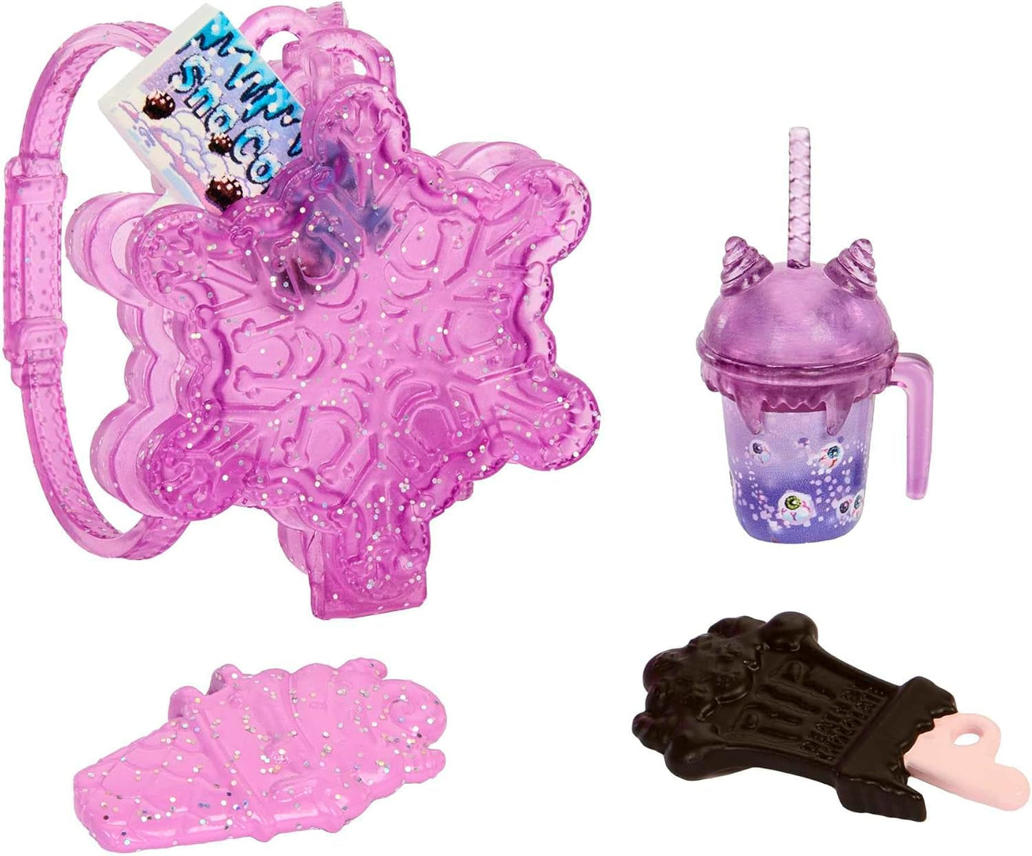 Monster High Abbey Bominable Yeti med Mammoth Pet og tilbehør - Uhyggeligt snefnuglook til børn 4+, HNF64 Naty Shop Dolls
