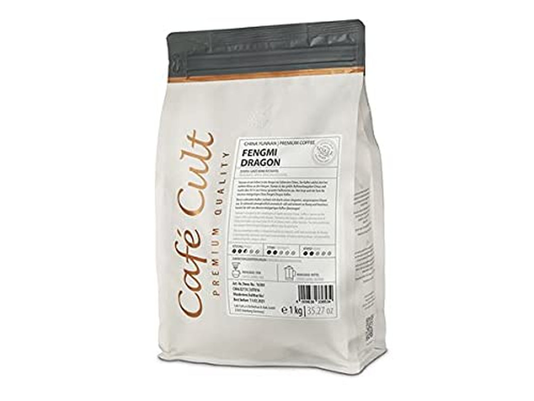 NY Kina "Yunnan Fengmi Dragon" kaffe i 1 kg pose, hele bønner