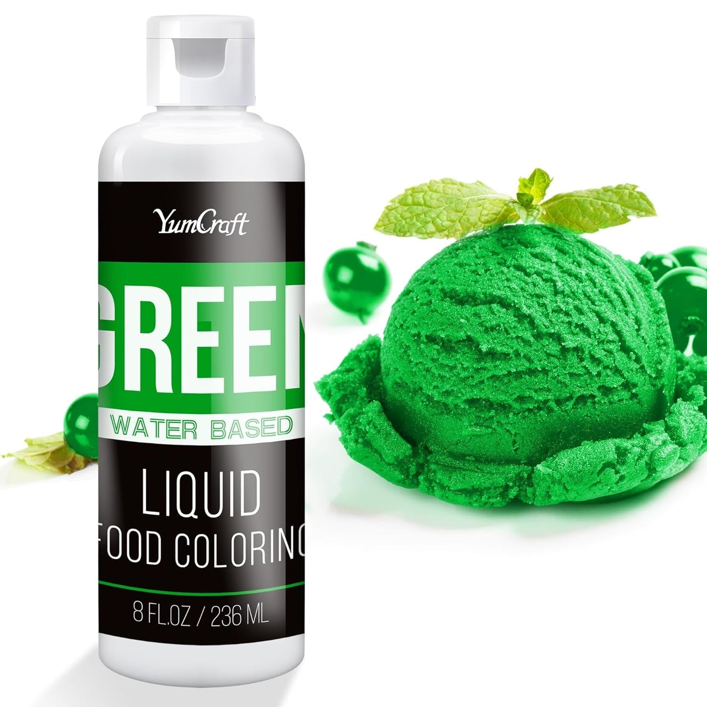 Madfarve - Højkoncentreret flydende madfarve til kager, bagning, påskeæg, drikkevarer - Sukkerfri madfarve til fondant, glasur, slim, kagedekoration (Red Velvet, 236ml)