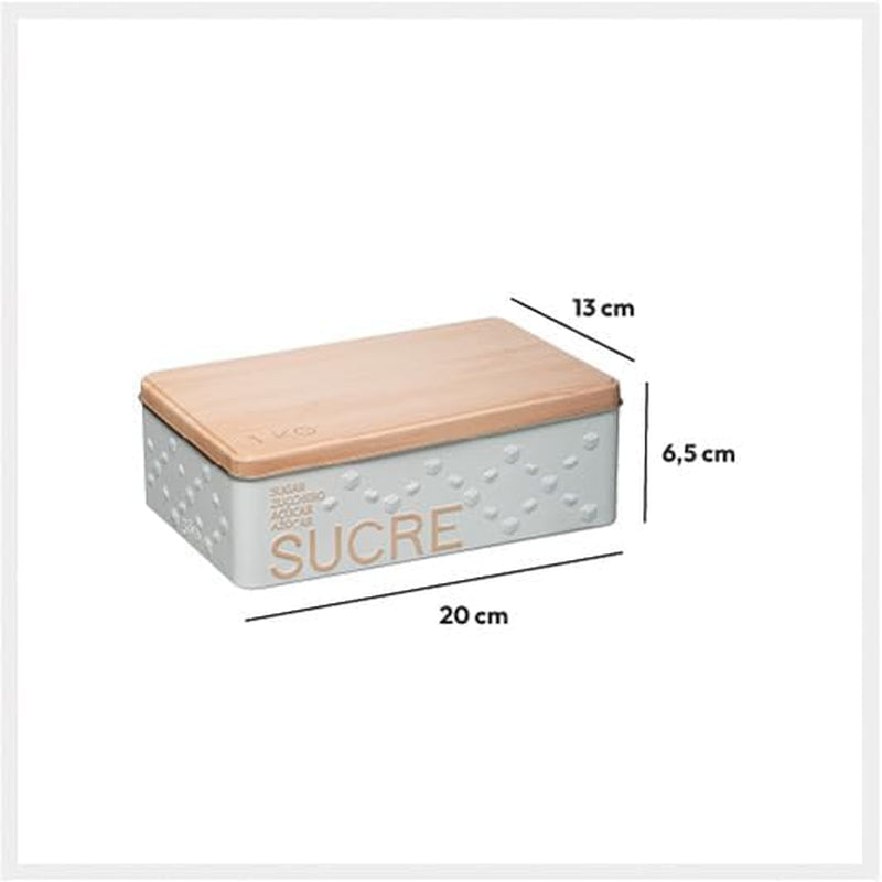 "scandinave nature" hvid kube-type metal askebæger - 5 fem simpelthen smart
