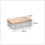 "scandinave nature" hvid kube-type metal askebæger - 5 fem simpelthen smart