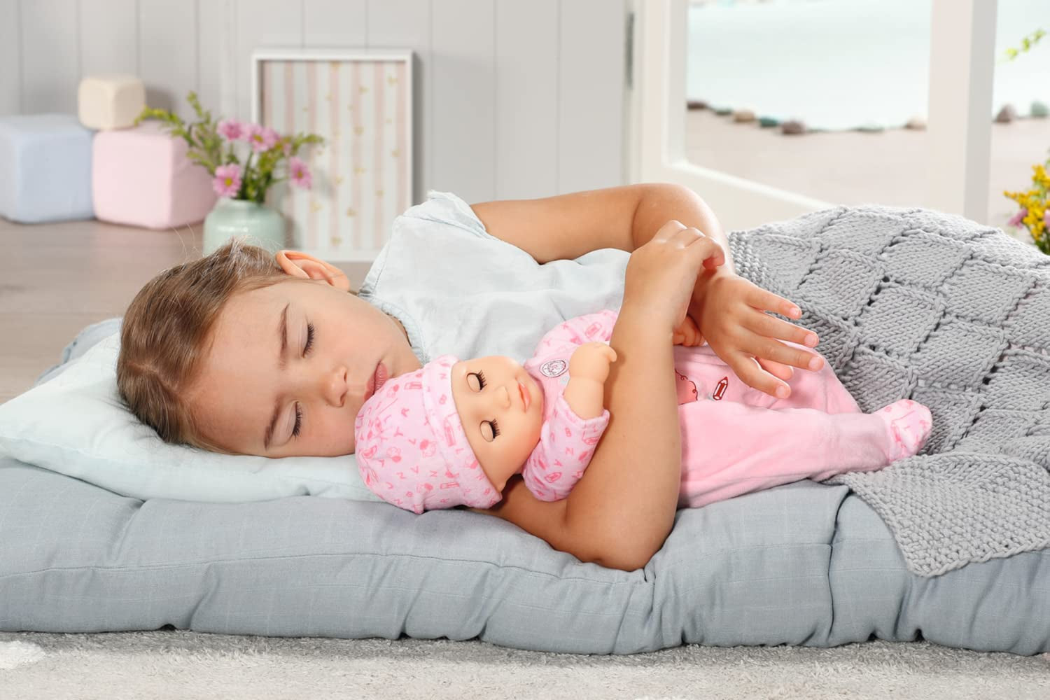 Annabell Lille Annabell blød dukke 36cm, med stofkrop og søvnige øjne, 36cm, 709870 Zapf Creation