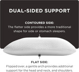 TEMPUR-PEDIC Symphony Pude Lavet af memory skum, Luksuriøs, Blød, Standard, Hvid Standardpuder Naty Shop