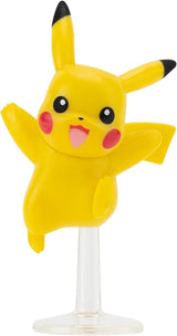 Pokémon PKW3402 - Battle Figure Multipack - 4-pak med Pikachu, Croc, Kwaks, Felori, officielle detaljerede figurer, 5 cm hver Action figurer Naty Shop