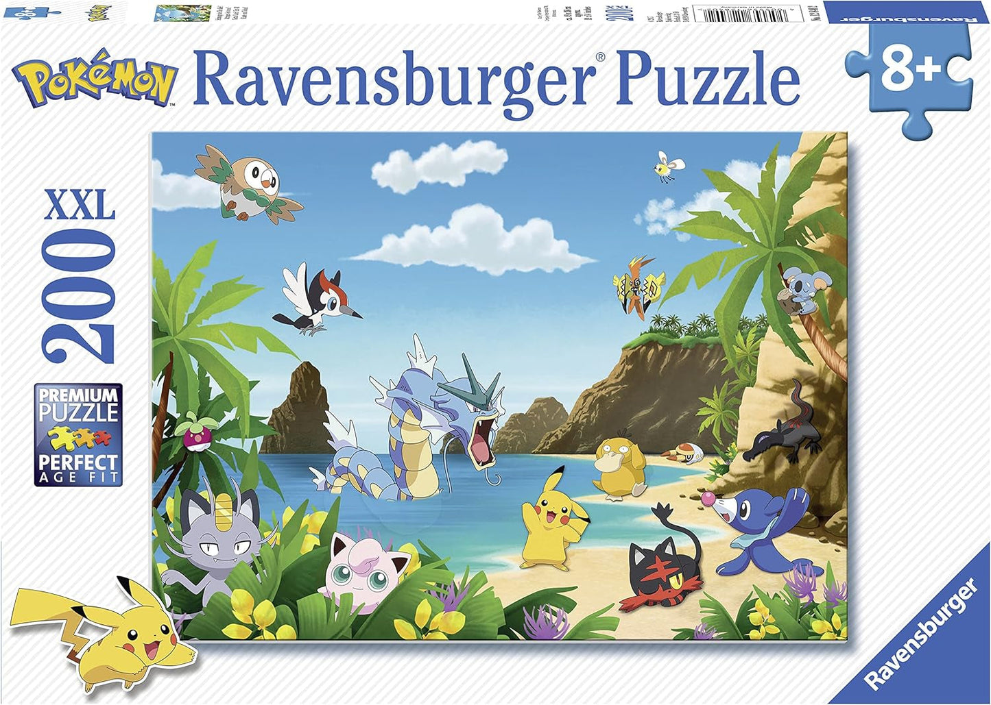 Ravensburger Puslespil til børn - 12840 Fang dem alle! - Pokémon-puslespil til børn fra 8 år med 200 brikker i XXL-format Puslespil Naty Shop Standardtitel
