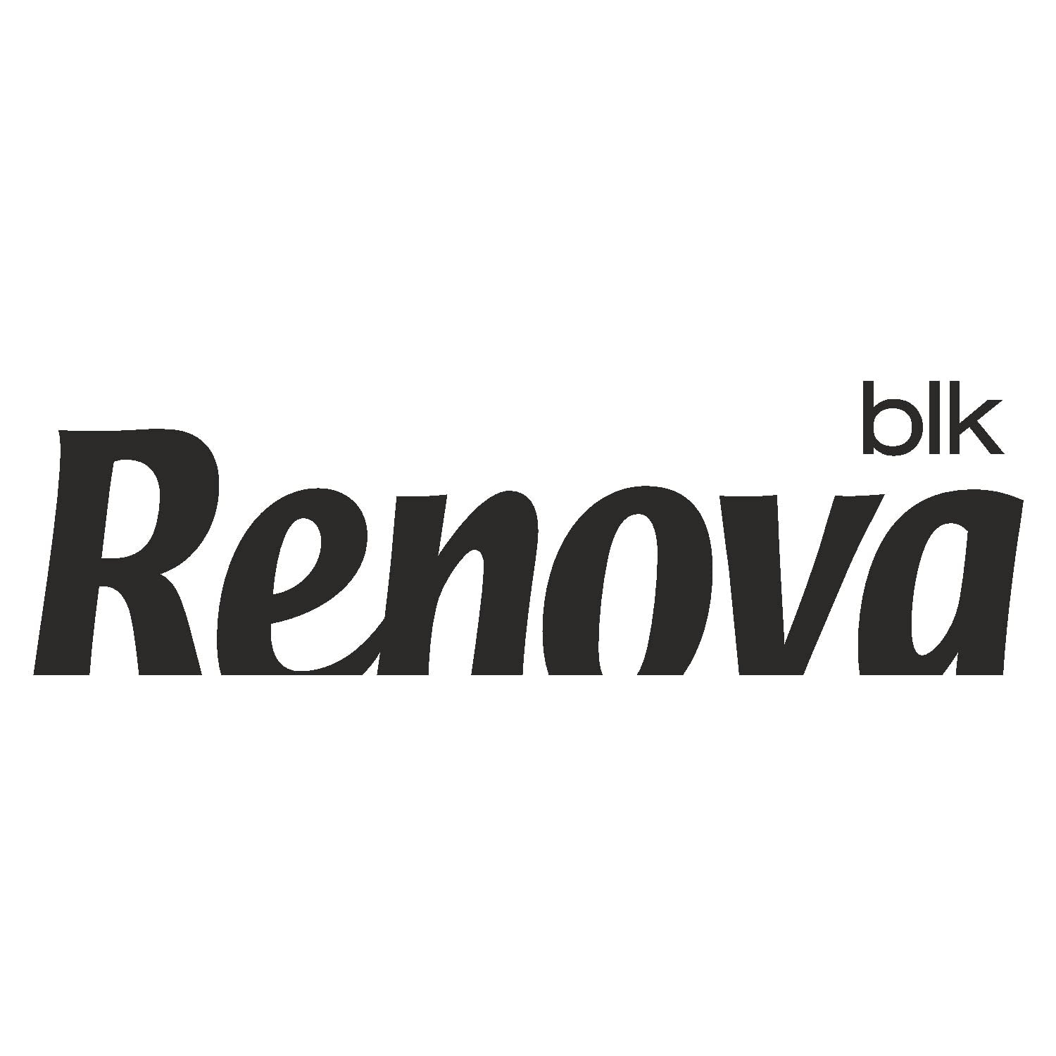 Renova store hvide papirservietter, 75 servietter