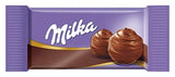 Milka Naps Mix 1 X 1.702 Kg, Mini-Schokoladentäfelchen Aus Alpenmilch, Erdbeer, Haselnuss Og Crème Au Cacao Naty Shop