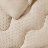 Night Lark Dyne uden betræk, 4,5 Tog, King Size, Tufted Dot Collection, Luksus sengetøj, Hypoallergenisk, Maskinvaskbar, Varme Sanddyner & Quilts Naty Shop