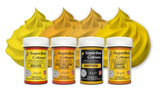 Sugarflair Pasta Madfarve Gul Sæt med 4 Pasta Mad Farve Fondant Marcipan Sugar Pasta Smørcreme og mere: Påskelilje Canary Yellow Creme Æg Melon Sæt med 4