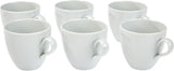Alessi SG53/87 'Mami' Kaffee-Obertasse 6 Stück aus hvid Porzellan 8,0 cm Durchmesser
