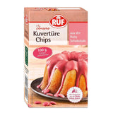 RUF Couverture Chips Ruby, 100 gram Glasur og Decor Naty Shop 100 gram Ruby