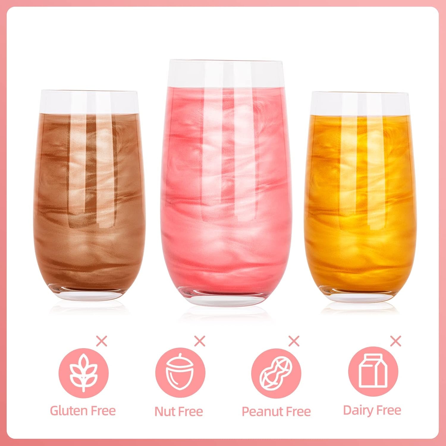 DecoRom, spiseligt glitter, pudder, 10 gram Glitter Naty Shop
