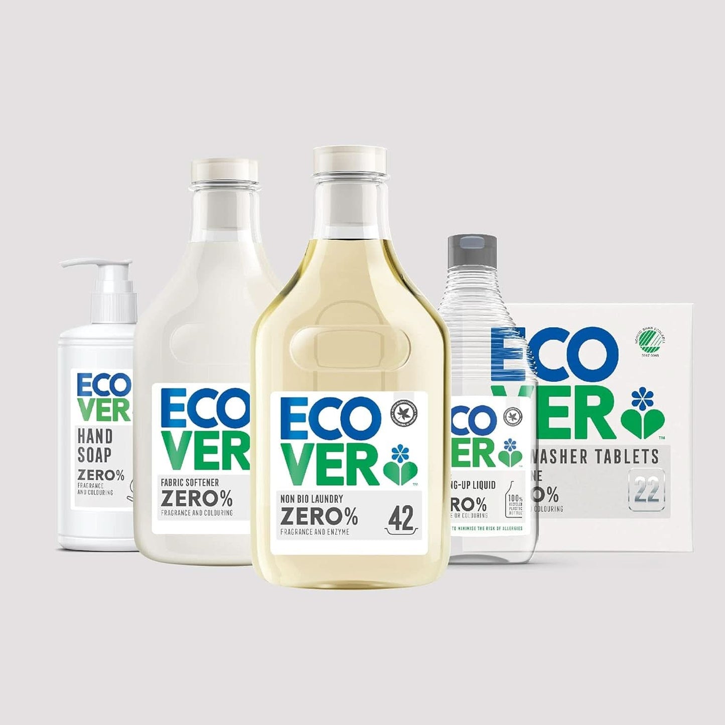 Ecover ZERO alt-i-én, opvaskemaskinekapsler (25 tabs/500 gram) Køkkenvaskemidler Naty Shop