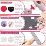 288 Dual Nail Forms Sæt, Dual Shape Nail Art Sæt, 12 Nail Extension Forms, Gel Nail Forms, Velegnet til begyndere og manicure