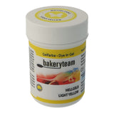 Bakeryteam Food Coloring Gel til glasur, lysegul, 35 g