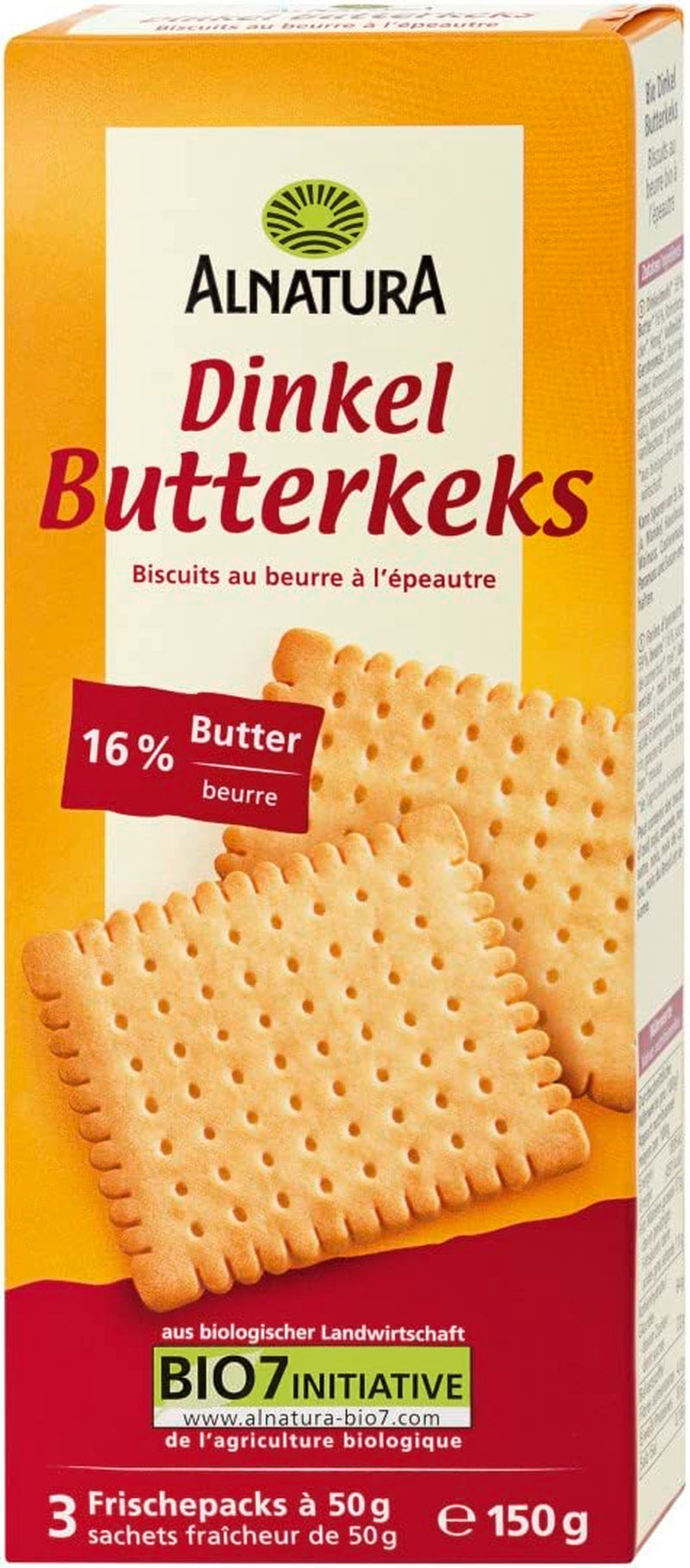 Kiks med økologisk speltsmør, 150 g
