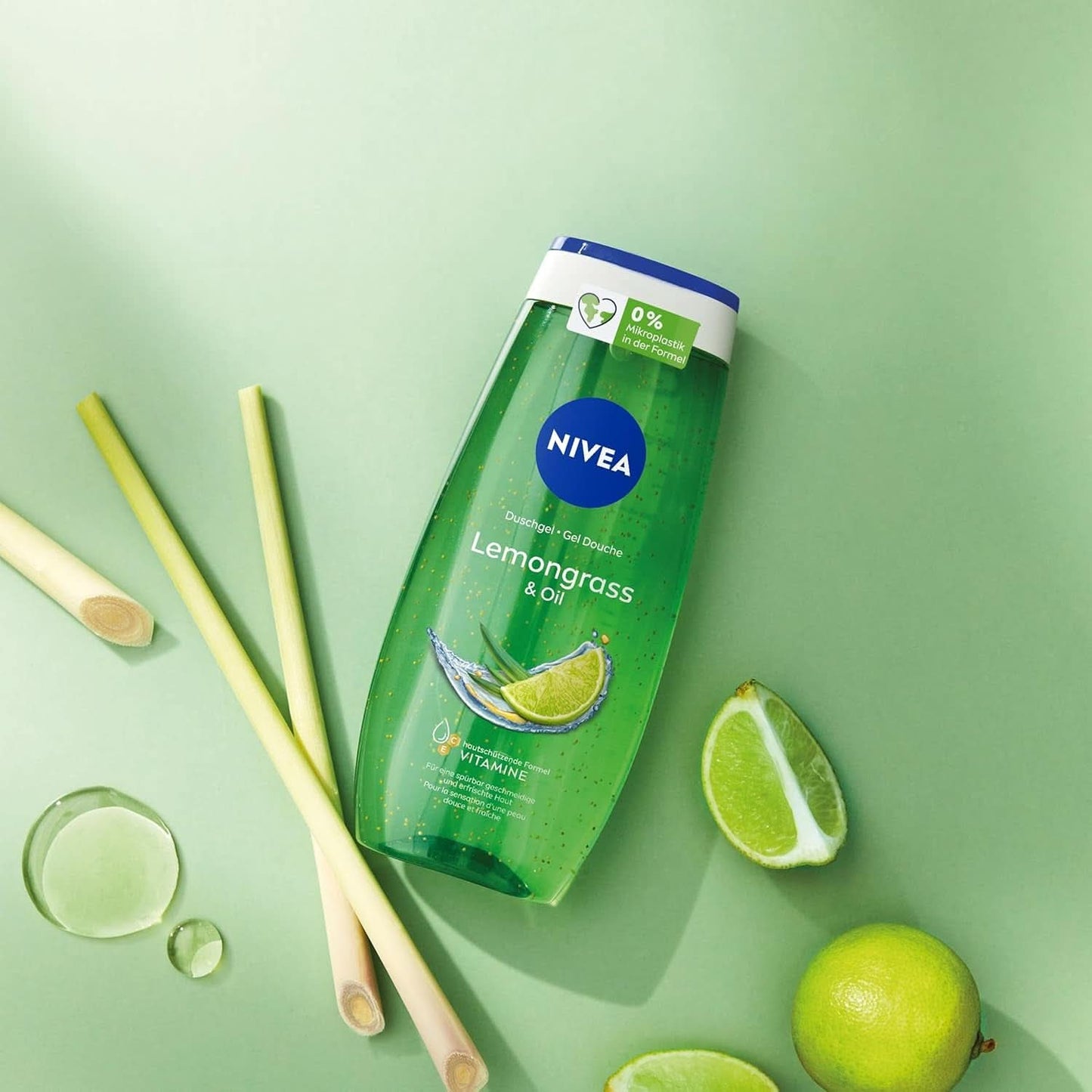 NIVEA Lemon Grass And Oil shower gel, 250 ml Naty Shop til brusebad og bad
