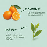 Yunnan Tuocha Zouji - Økologisk grøn te med kumquat - Vitamin C - 100 teposer - 200 g - Yunnan kvalitet garanteret