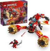 LEGO NINJAGO Kai's Storm Rider Mech - Flyvende motorcykellegetøj med 3 minifigurer - Mek med bevægeligt hoved, arme og ben - Byggelegetøj - Gave til drenge og piger i alderen 7+ 71830 Byggesæt Besuche den LEGO-Store Standardtitel