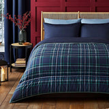 Night Lark Hyggeligt Sherpa Fleece tæppe, Klassisk Rød Tartan, 9 Tog, Luksuriøs, Fluffy, Tykk Og Vendbar, Perfekt Til Sofa, Seng, Sofa, Sofa. Hypoallergen, kan maskinvaskes, Størrelse: Senge og dyner Night Lark tartan klassisk marineblå Dobbeltseng