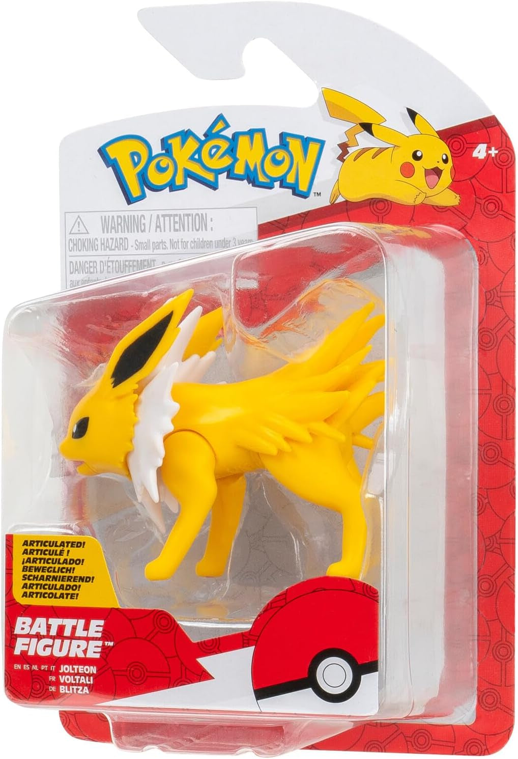 Pokémon PKW3574 - Battle Figure Pack - Blitza, officiel detaljeret figur, 7,5 cm actionfigurer Naty Shop