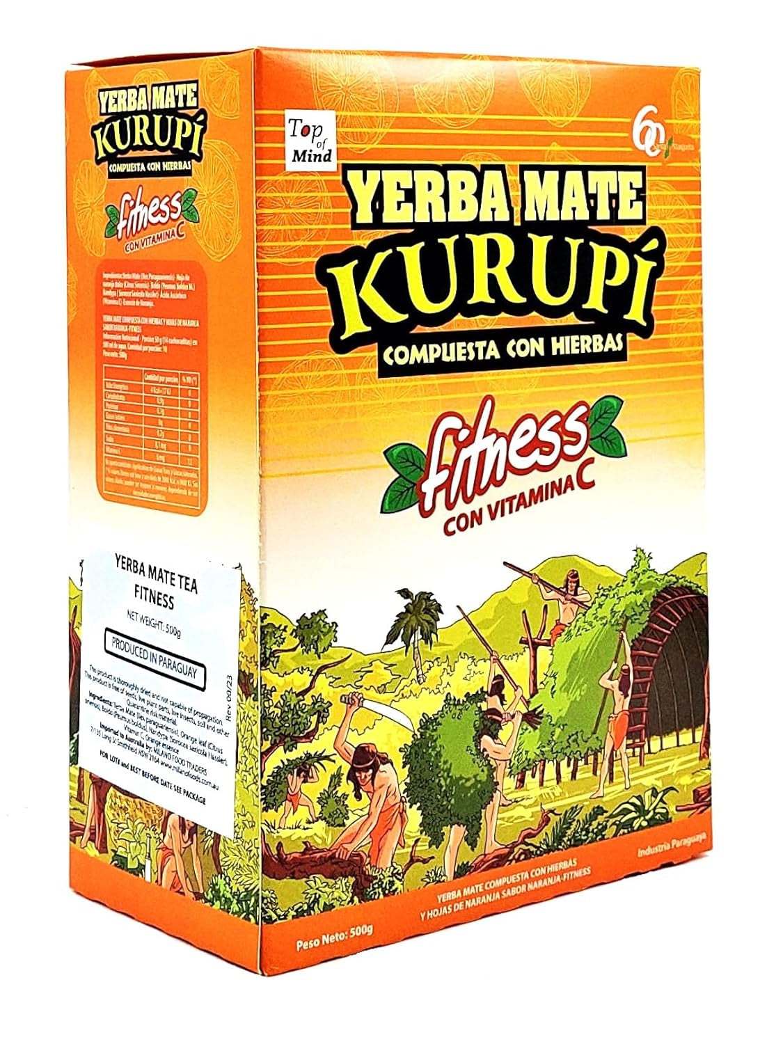 Yerba Mate Tea 500G |  Fitness 500G | Yerba Mate urtete