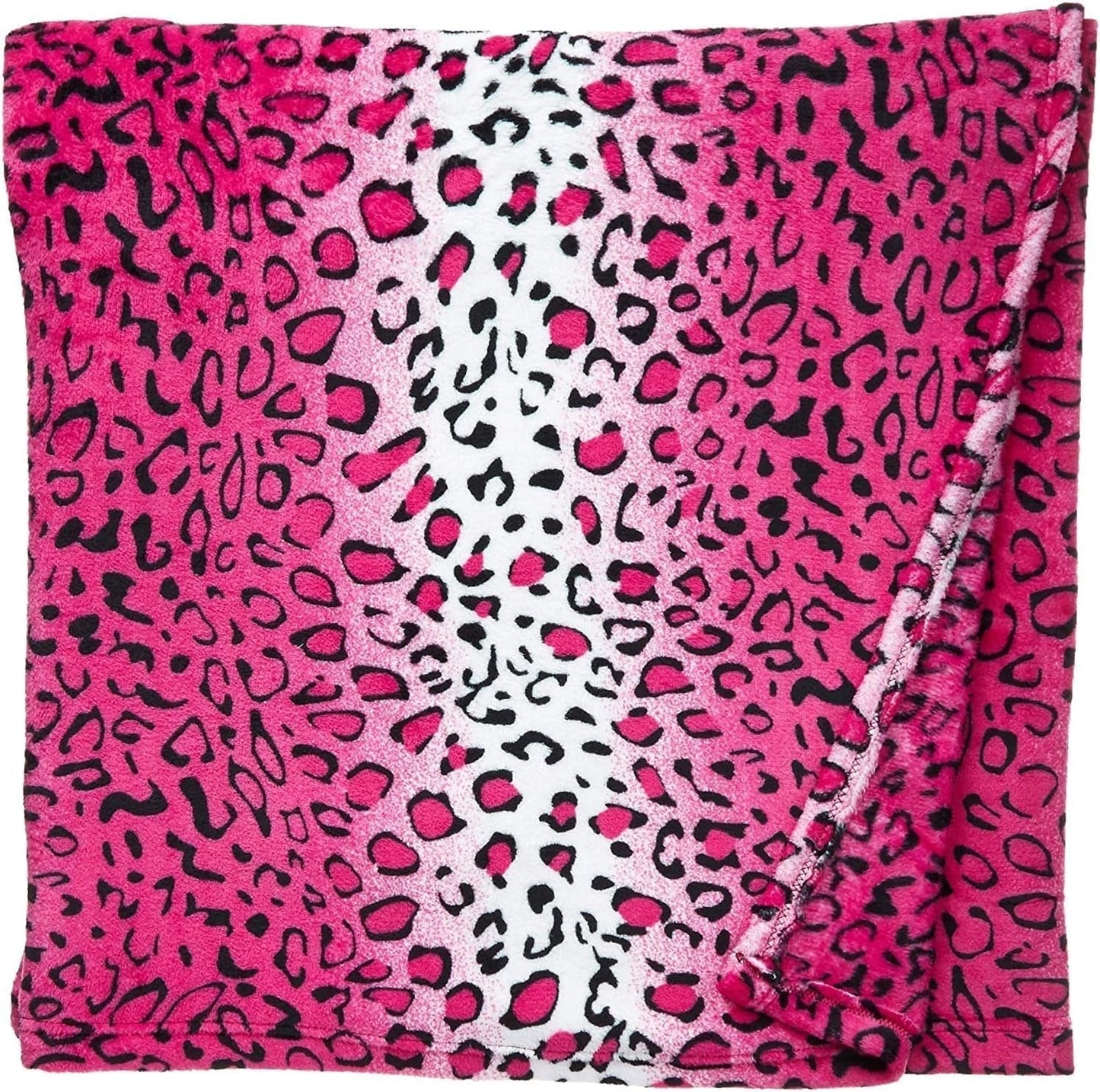 Hjem Must Haves Dronning/King Zebra Giraf Safari Dyretryk Hele sæsonen Super Blød Varm Sofa Dyne Sengestørrelse Pink Polyester Pink Leopard dyner & dyner Naty Shop
