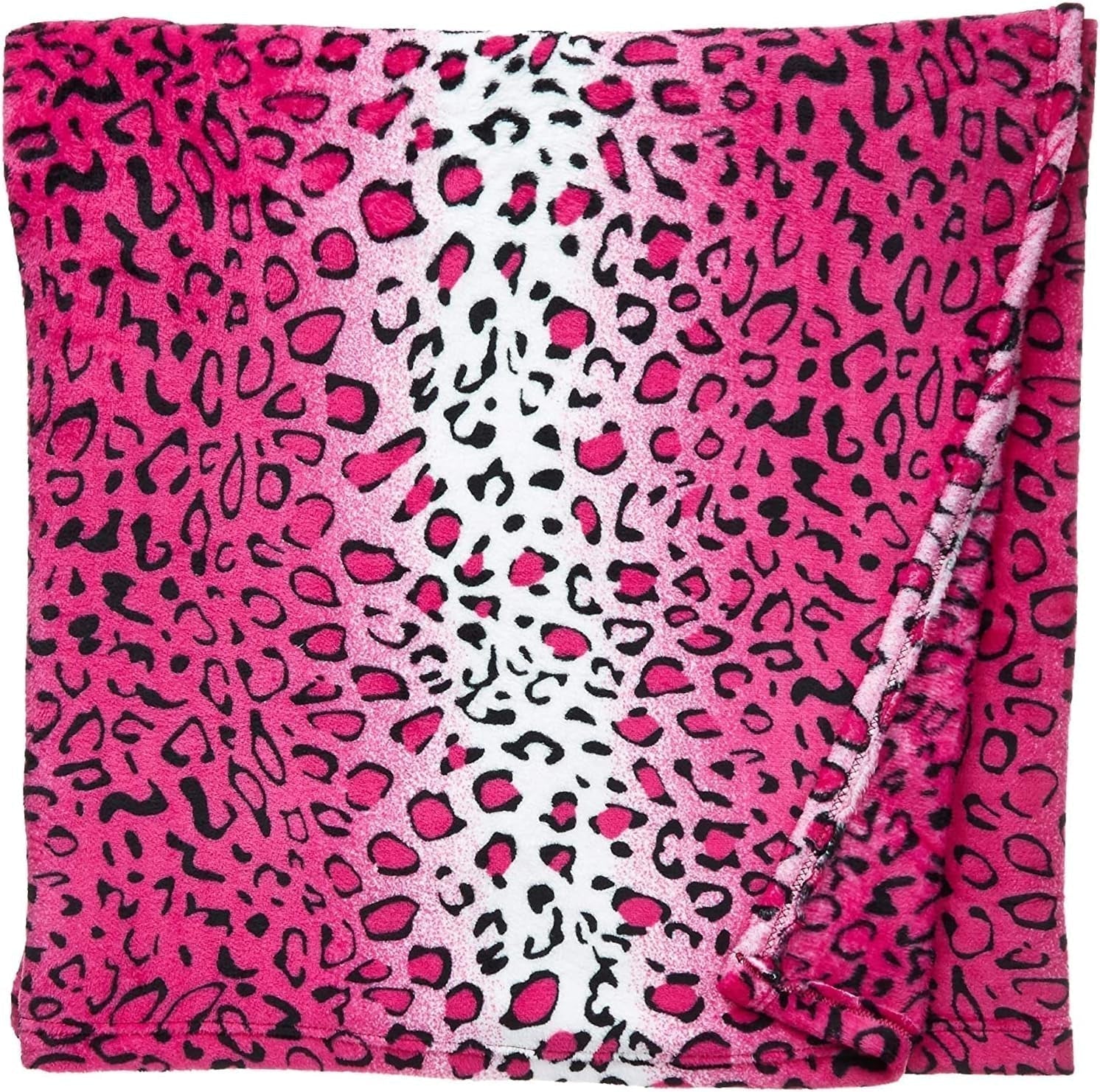 Hjem Must Haves Dronning/King Zebra Giraf Safari Dyretryk Hele sæsonen Super Blød Varm Sofa Dyne Sengestørrelse Pink Polyester Pink Leopard dyner & dyner Naty Shop