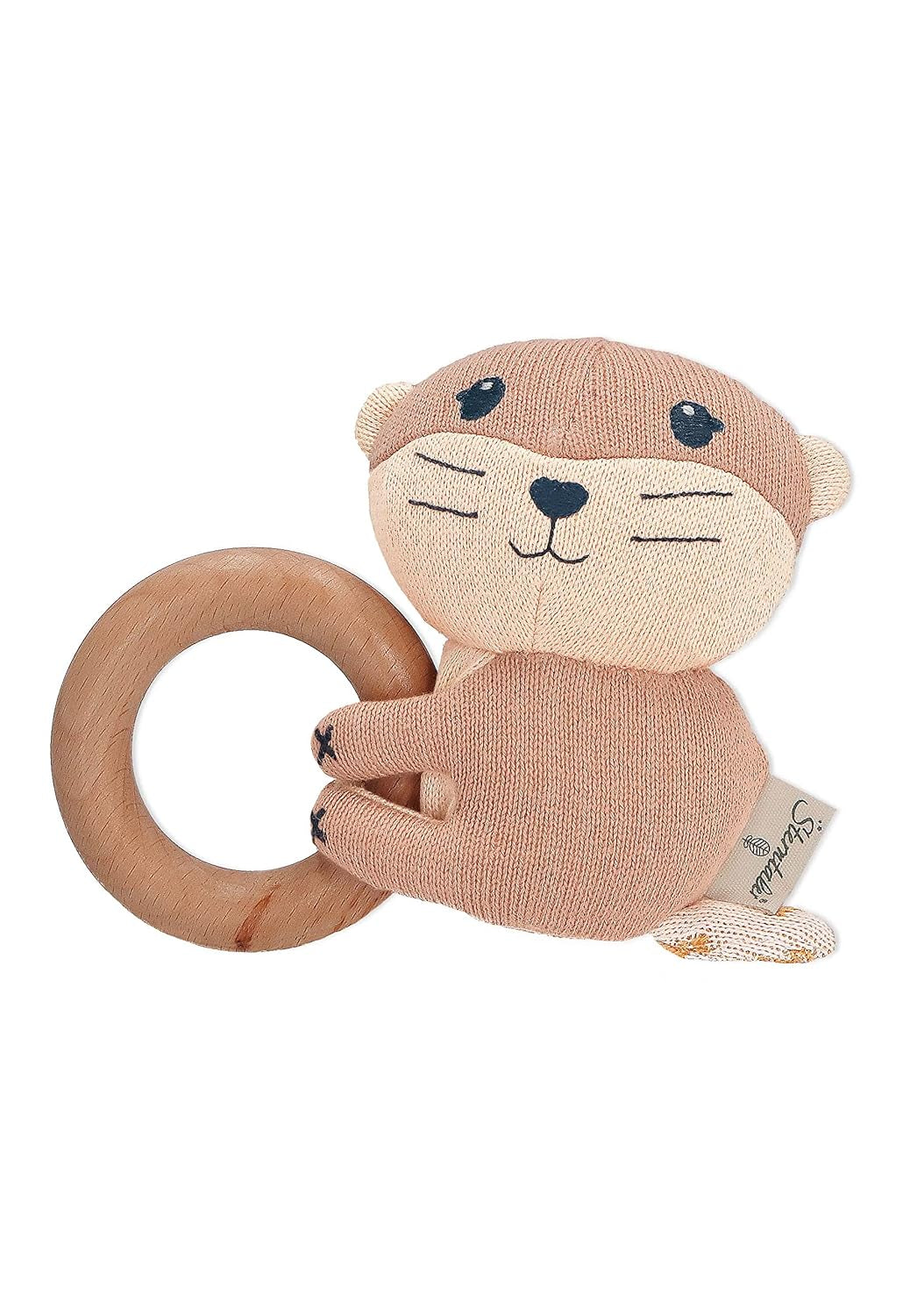 Sterntaler Baby Jungen Greifling Baby Holz Greifling Otti - Babylegetøj, gribelegetøj, gribelegetøj Træ gribering til børn - Økologisk babylegetøj Naty Shop Standardtitel