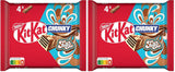 Nestlé Chunky Funky Crispy Wafer i mælkechokolade multipakke 2-pak (4 x 40 g hver)