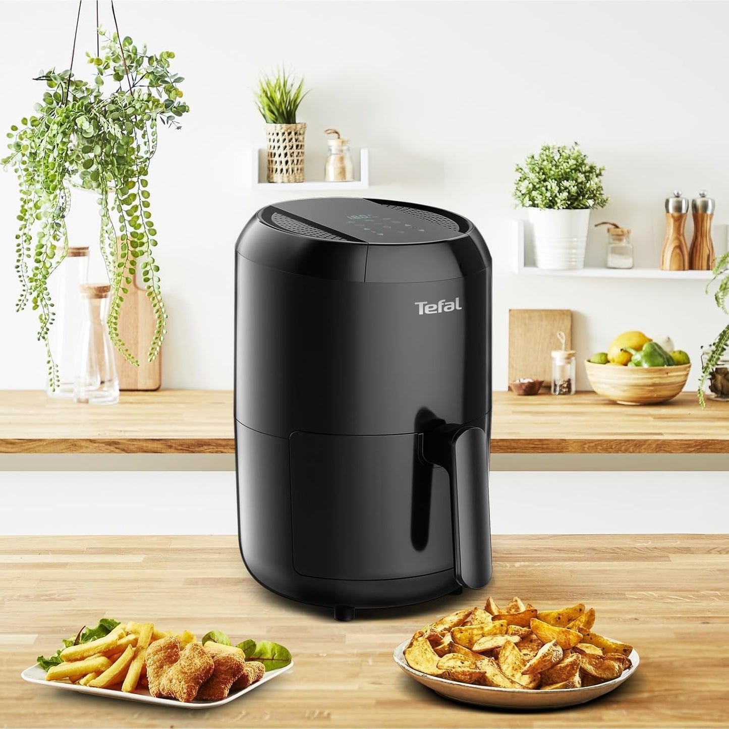 Tefal EY3018 Easy Fry Kompakt varmluftsfrituregryde, 1,6L, 6 madlavningsprogrammer Husholdningsapparater Naty Shop