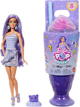 Barbie Pop Reveal-seriesæt med modedukke og tilbehør, Candy-serier, Donut Dreams-design med kæledyr, 8 overraskelser inklusive farveskift, JFY60