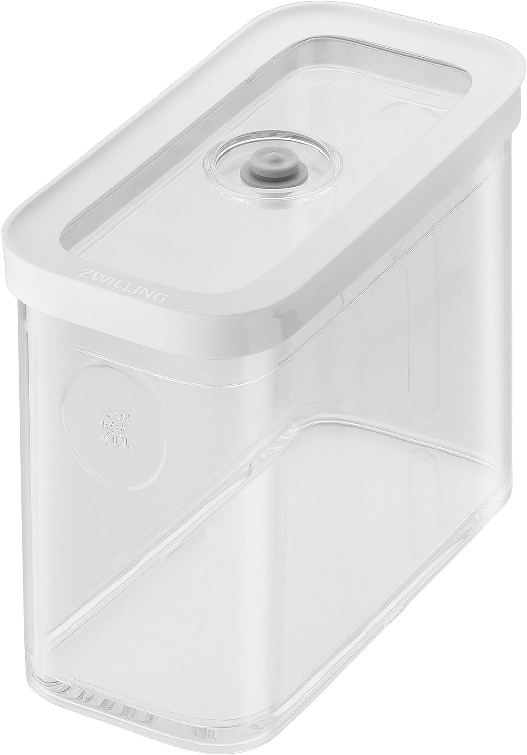 ZWILLING FRESH & SAVE CUBE Box, størrelse 2M, modulær og stabelbar opbevaringsboks, lufttæt og tømbar opbevaring, tåler opvaskemaskine, gennemsigtige madopbevaringsbokse Naty Shop 2M