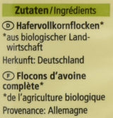 Økologisk havregryn, små flager, 500 g (1 pakke)