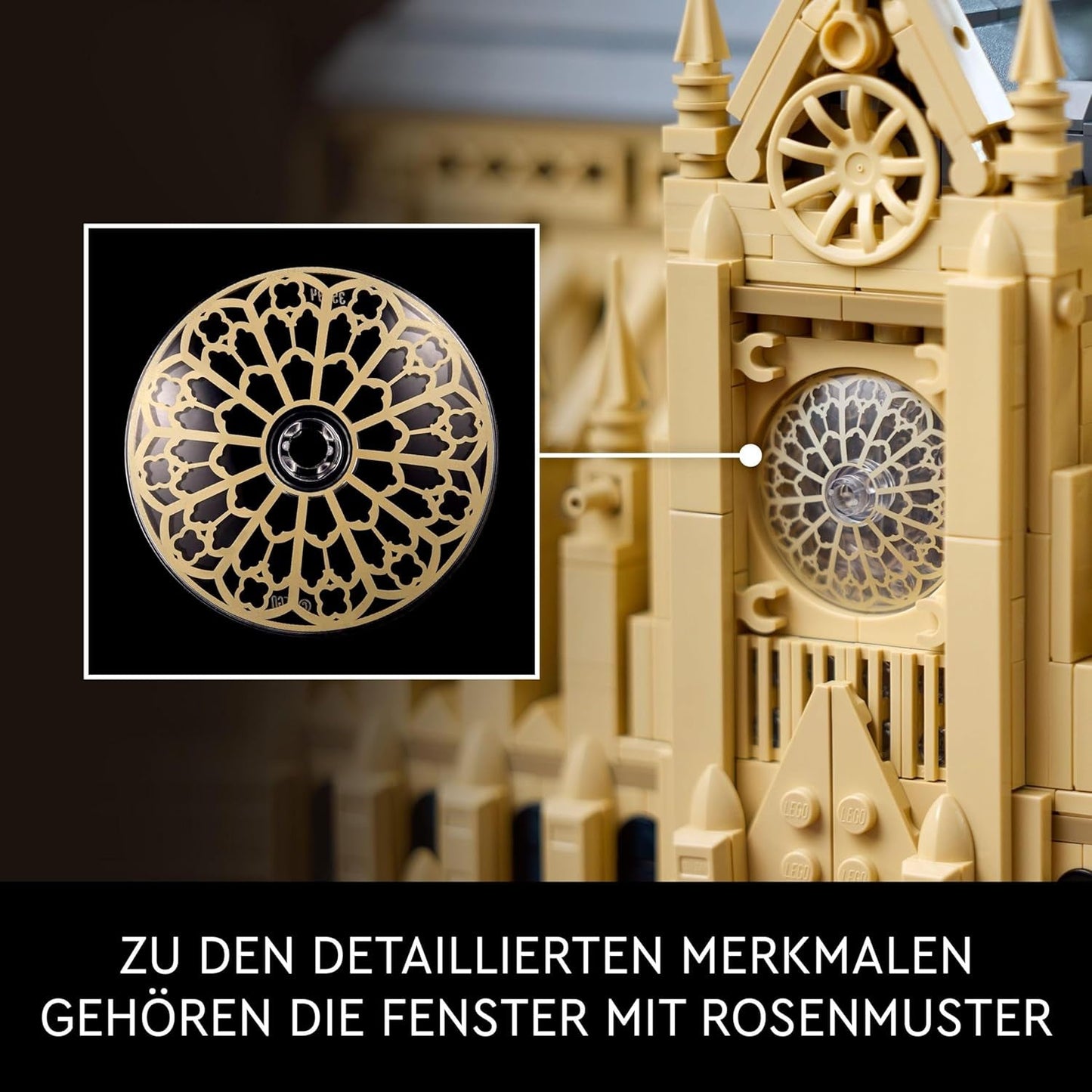 LEGO Architecture Notre-Dame De Paris, Voksen Samlerobjekt, Frankrig Souvenir, Gave til Kvinder, Mænd, Globetrottere og alle historieentusiaster, Arkitektonisk model 21061 Byggesæt Besuche den LEGO-Store