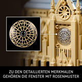 LEGO Architecture Notre-Dame De Paris, Voksen Samlerobjekt, Frankrig Souvenir, Gave til Kvinder, Mænd, Globetrottere og alle historieentusiaster, Arkitektonisk model 21061 Byggesæt Besuche den LEGO-Store