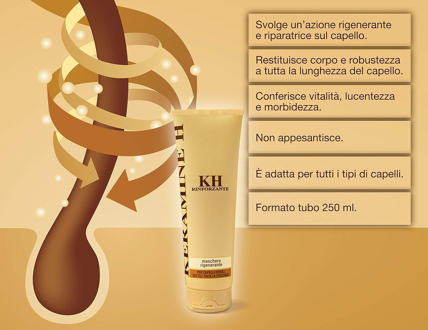 Regenererende maske - 250 ml, 21 Naty Shop hårmaske