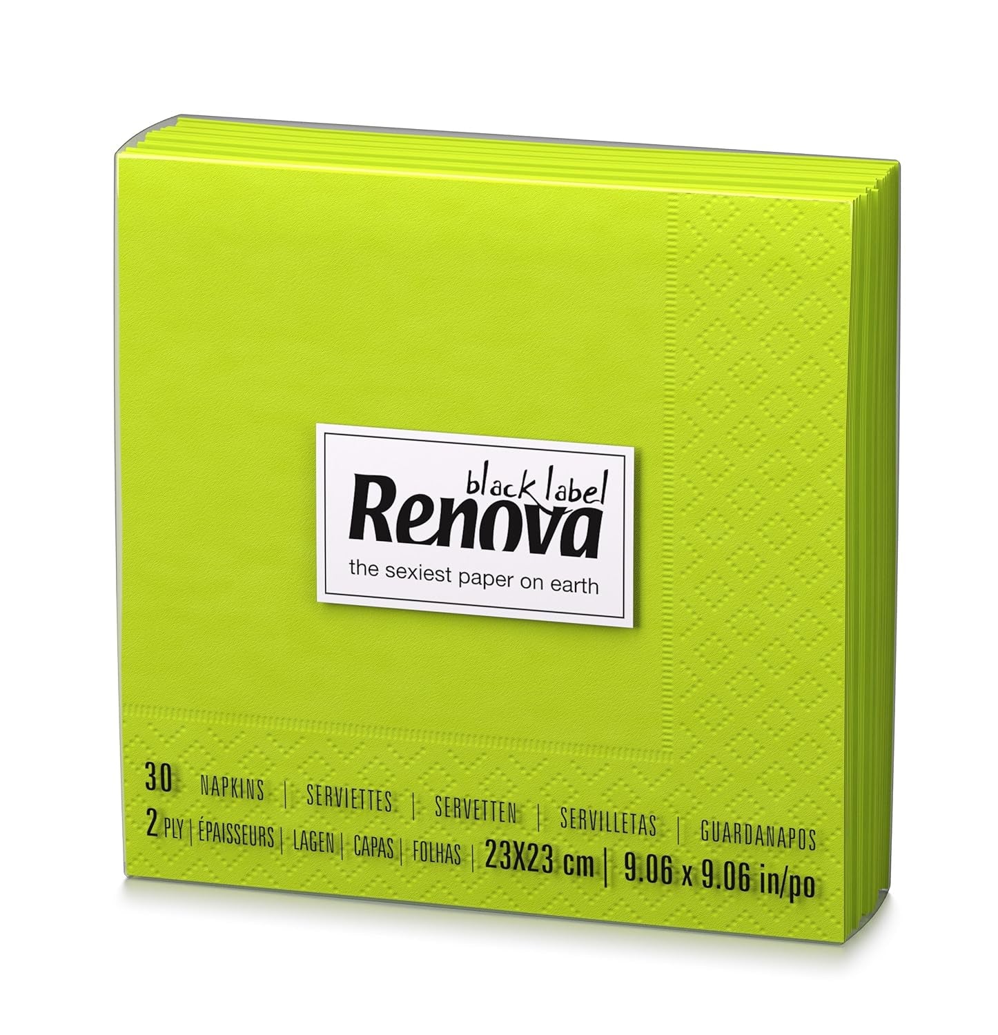 Renova Cocktail Green Paper Servietter - 30 servietter