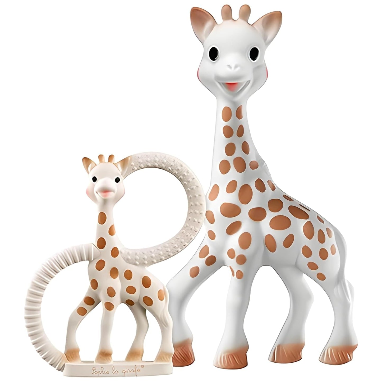 Sophie the Giraffe - Babygaveæske + bidering - 100 % naturgummi - Babyaktivitetssæt - Early Learning Legetøj
