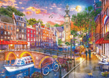 Ravensburger Puzzle 12000884 Sunset Amsterdam - 1000 brikker puslespil til voksne i alderen 14+ Puslespil Naty Shop Nyt design