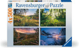 Ravensburger Puslespil - 4 sæsoner - 4X 500 brikker puslespil til voksne og børn i alderen 12+ Puslespil Naty Shop Standardtitel