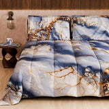 PETTI Artigiani Italiani - Vinterdyne, Vinterdyne, Enkel quilt, Dobbeltsidet, monofarvet og digitalt tryk, 100% hypoallergen mikrofiber, Made in Italy
